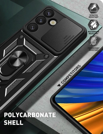 HURTEL ETUI PANCERNE HYBRYDOWE CAMSHIELD DO SAMSUNG GALAXY S25 EDGE
