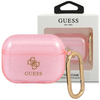 Guess GUAPUCG4GP AirPods Pro cover różowy/pink Glitter Collection