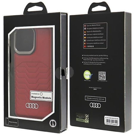 AUDI ETUI HARDCASE DO IPHONE 14 PRO MAX 6.7 Z DO MAGSAFE Z WZMOCNIONĄ