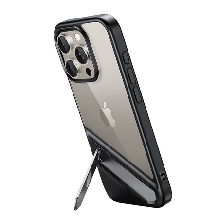 UGREEN POKROWIEC ETUI CASE DO IPHONE 15 PRO MAX Z FUNKCJĄ STOJAKA CZARNY