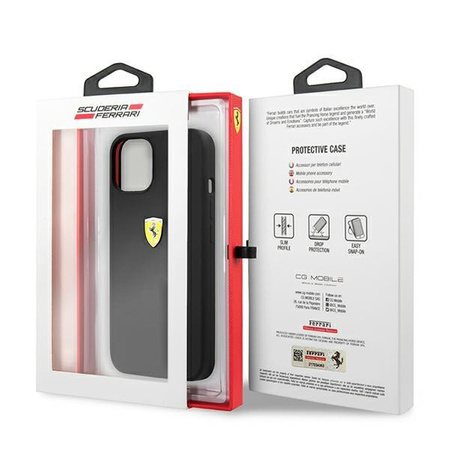 Ferrari FESSIHCP13MBK iPhone 13 6,1" czarny/black hardcase Silicone