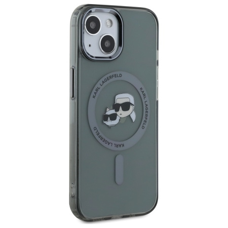 KARL LAGERFELD ETUI HARDCASE DO IPHONE 15 6.1 DO MAGSAFE IML METAL