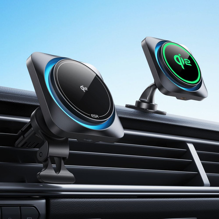 ESR HALOLOCK CAR MOUNT MAGNETIC WIRELESS CHARGER QI2 15W DO IPHONE 12 13 14