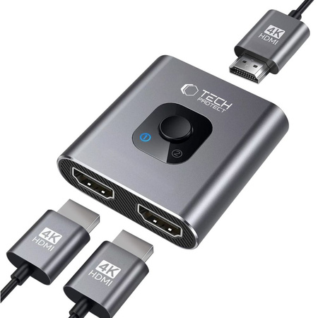 TECH-PROTECT HUB ADAPTER 2IN1 HDMI 4K 60HZ DO LAPTOPA 4K 60HZ ZŁĄCZE USB-C
