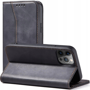 HURTEL MAGNETIC CASE ETUI DO IPHONE 12 PRO MAX PORTFEL NA KARTY Z PODSTAWKĄ