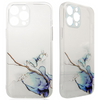 Marble Case etui do Samsung Galaxy A12 5G żelowy pokrowiec marmur niebieski