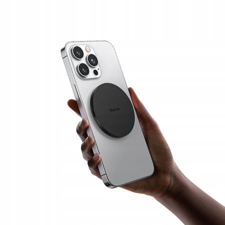 MCDODO STOJAK UCHWYT NA TELEFON MAGNETYCZNY RING NA PALEC SKŁADANY CZARNY