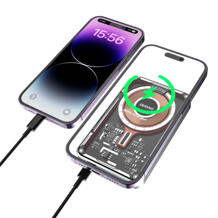 DUDAO POWERBANK Z DO MAGSAFE 20W 10000MAH DO IPHONE 11 12 13 SZYBKIE