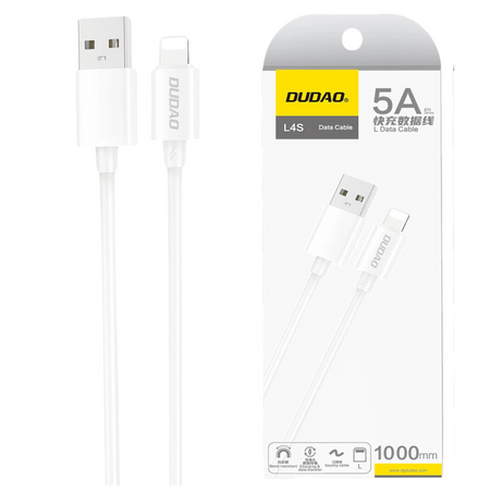 DUDAO KABEL USB-A DO LIGHTNING 2A 1M DO IPHONE 12 13 14 SZYBKIE ŁADOWANIE