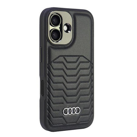 AUDI ETUI DO MAGSAFE IPHONE 16.1 HARDCASE SKÓRZANE AU-TPUPCMIP16-GT/D3-BK