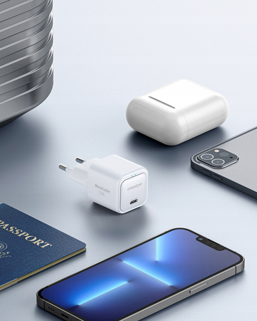 INNOSTYLE SZYBKA ŁADOWARKA KOSTKA USB-C 33W USB TYP C GAN II DO SAMSUNG LED