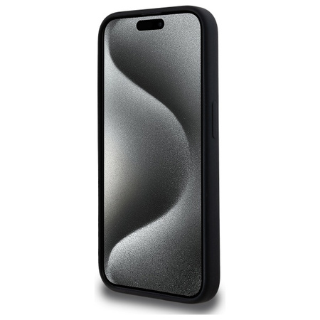 KARL LAGERFELD CASE MAGNETYCZNY DO IPHONE 15 PRO SILIKONOWE KARL HEAD PRINT