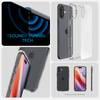SPIGEN CASE ULTRA HYBRID DO IPHONE 16 Z OCHRONĄ NA TYŁ I BOKI PRZEZROCZYSTE