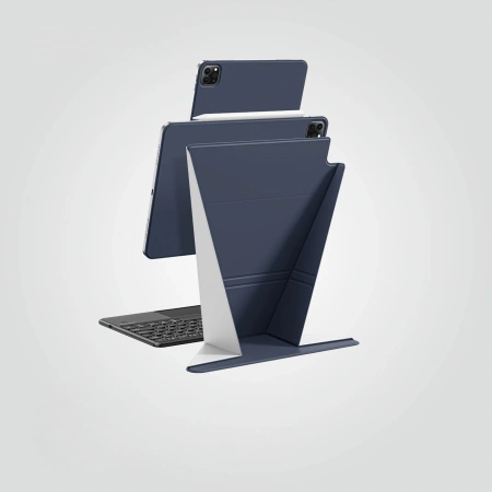 Etui AMAZINGTHING Matte Pro Mag Folio z podstawką na iPad Air M3 13" - niebieskie