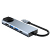 TECH-PROTECT V3-HUB ADAPTER 5IN1 DO LAPTOPA USB-C 4K HDMI Z PORTEM ETHERNET