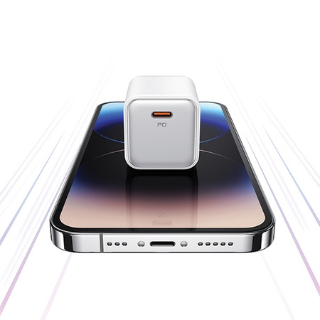 USAMS ŁADOWARKA SIECIOWA 1xUSB-C PD30W 3A DO TELEFONÓW Z TECHNOLOGIĄ PD3.0