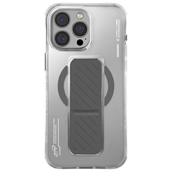 Skinarma etui Axon iPhone 16 Pro 6.3    Magnetic Charging + Grip Stand titanium