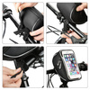 Wozinsky torba rowerowa na kierownicę etui na rower na telefon do 6,5 cala 0,9l czarny (WBB4BK)