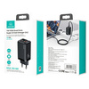 USAMS ŁADOWARKA 1XUSB-C 1XUSB T47 65W PD DO TELEFONÓW Z SZYBKIM ŁADOWANIEM