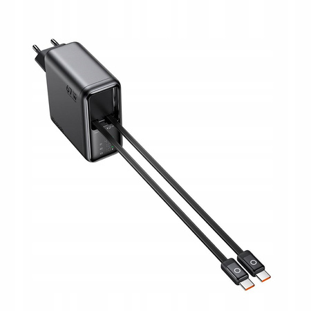 MCDODO SZYBKA ŁADOWARKA SIECIOWA ZASILACZ 3X USB-C PD GAN 67W 2X KABEL 1M
