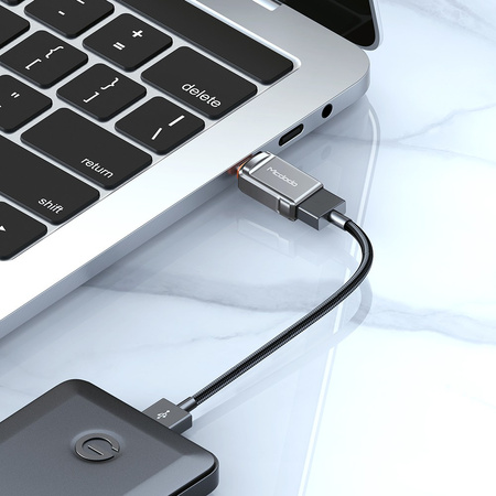 MCDODO ADAPTER PRZEJŚCIÓWKA USB-A 3.0 DO USB-C NA USB TYP C 3A 5GBPS OTG