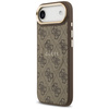 Etui Guess 4G PU Classic Logo MagSafe do iPhone Air brązowy