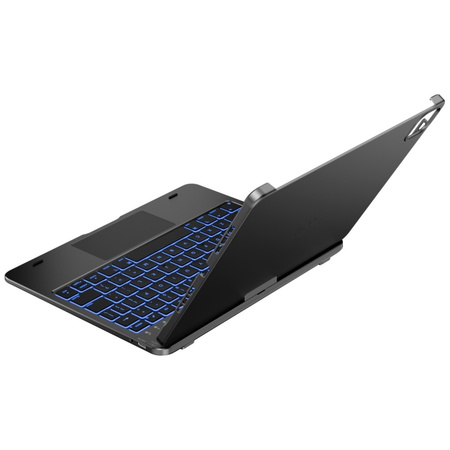 Etui Typecase Flexbook Touch z klawiaturą do iPad Air 11" 2024/2025 szary