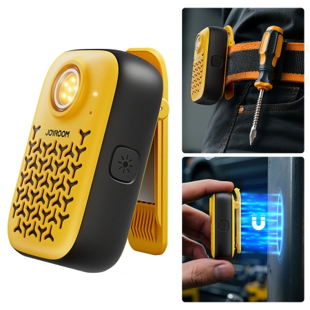 Głośnik Bluetooth Joyroom Maya JR-MS03 przenośny z wbudowaną latarką odporny - żółty