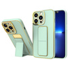 New Kickstand Case etui do iPhone 13 Pro Max z podstawką zielony