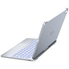Etui Typecase Flexbook Touch z klawiaturą do iPad Air 11" 2024/2025 srebrny