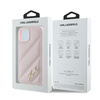 KARL LAGERFELD ETUI HARDCASE DO IPHONE 14 15 13 6,1 DIAGONAL QUILTED SCRIPT