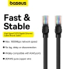 Kabel Ethernet Baseus High Speed Cat 5 RJ-45 1000Mb/s 5m okrągły - czarny