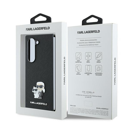 KARL LAGERFELD KLHCZFD6SAPKCNPK ETUI SAFFIANO METAL PIN DO SAMSUNG Z FOLD6