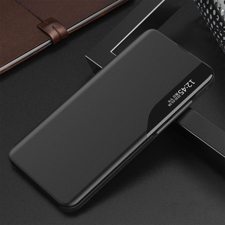 ECO LEATHER VIEW CASE ETUI DO SAMSUNG GALAXY A73 KLAPKA Z FUNKCJĄ