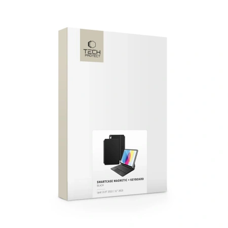 Etui Tech-Protect Smartcase Magnetic z klawiaturą na iPad 10.9” 2022 / iPad 11” 2025 - czarne