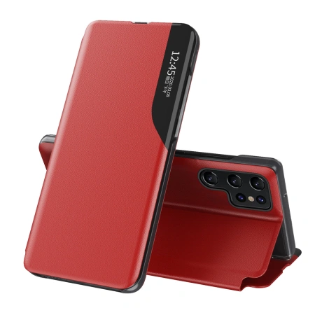 HURTEL ETUI CASE POKROWIEC DO SAMSUNG GALAXY S25 ULTRA Z KLAPKĄ I PODSTAWKĄ