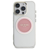 GUESS ETUI POKROWIEC MAGNETYCZNY DO MAGSAFE IPHONE 16 PRO LOGO METALOWE