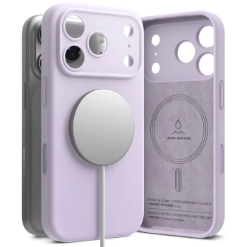 RINGKE ETUI SILICONE MAGNETYCZNE DO IPHONE 17 PRO MAX MAGSAFE Z OCHRONĄ