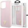 Guess GUHCP13MSLTGU iPhone 13 6,1" fioletowy/purple hardcase Silicone Triangle