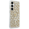 Etui Guess IML Leopard Print Triangle    MagSafe do Samsung Galaxy S26 brązowy