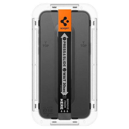 SZKŁO HARTOWANE SPIGEN GLAS.TR ”EZ FIT” FC IPHONE 15 BLACK