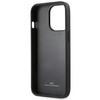 Etui BMW BMHCP14LSLLBK na iPhone 14 Pro - czarne Leather Stamp