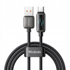 MCDODO KABEL USB-C SZYBKIE ŁADOWANIE DO SAMSUNG XIAOMI TYP C 6A 100W 1M LED