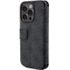 Etui Guess 4G Metal Logo na iPhone 15 Pro - szare
