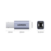 Ugreen adapter przejściówka USB Typ C - USB Typ B szary (US382)