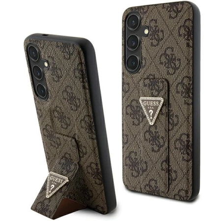 GUESS ETUI DO SAMSUNG S24 S921 HARDCASE Z GRIP STAND 4G TRIANGLE STRASS