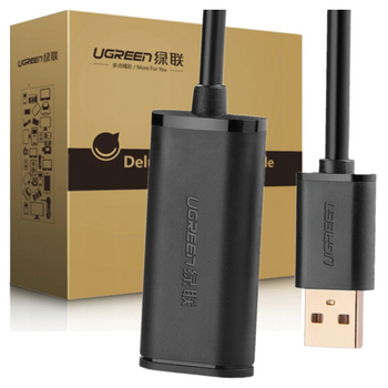 UGREEN KABEL USB 2.0 10M AKTYWNY PRZEDŁUŻACZ DO KONFERENCJI WIDEO