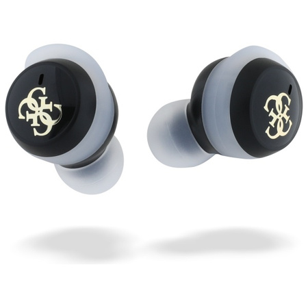 GUESS SŁUCHAWKI BEZPRZEWODOWE BLUETOOTH CZARNE IRIDESCENT Z LOGO TWS