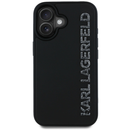 KARL LAGERFELD ETUI HC 3D RUBBER ELONGATED GLITTER DO IPHONE 16 LUKSUSOWY