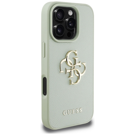 GUESS ETUI GRANULOWANE LOGO BIG 4G SMALL DO IPHONE 16 PRO MAX OCHRONNE
